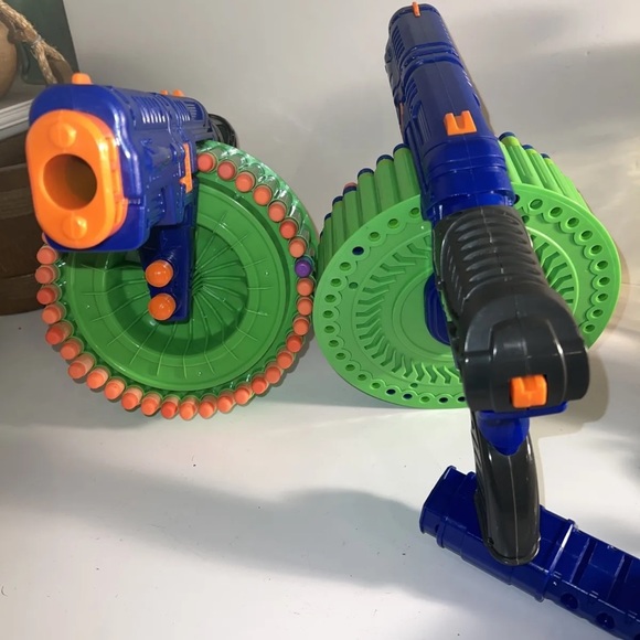 Dart Zone Covert Ops Magnum Superdrum Gun Rapid Fire with Darts Working Tested - Picture 7 of 16